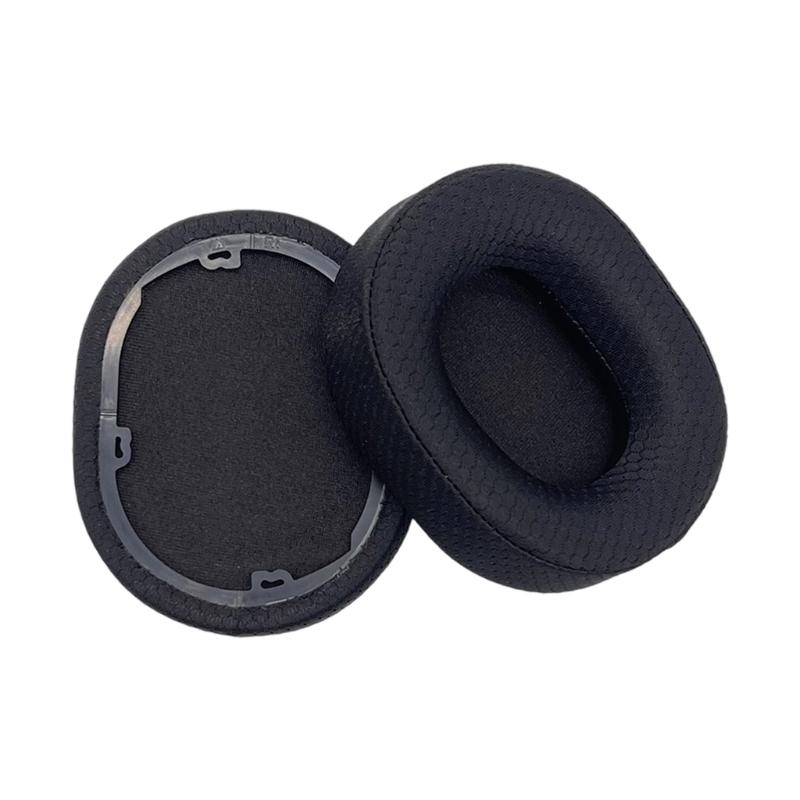 Soft Sponge Replacement Ear Cushions for HS55 Professional Gaming Headset Enhances Comfort Durability Easy Installation