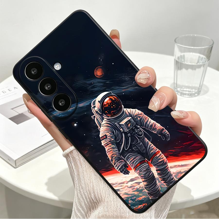Case for Samsung Galaxy S26 Ultra S25 Plus S21 FE S23 Note 20 8 9 10 S25 S24 S26 S20 S10 S9 Phone Cover S24 Dark Space