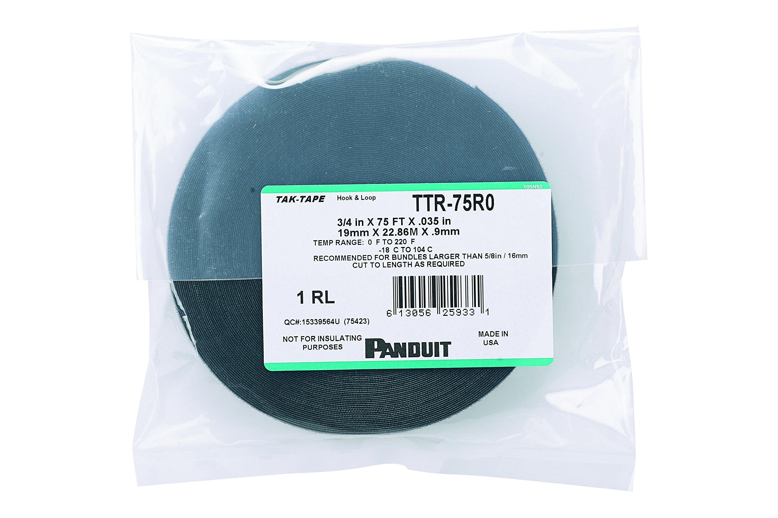 

Клейкая лента Panduit, длина 22,8 м, ширина 19,1 мм, упаковка 1 рулон, TTR-75R0