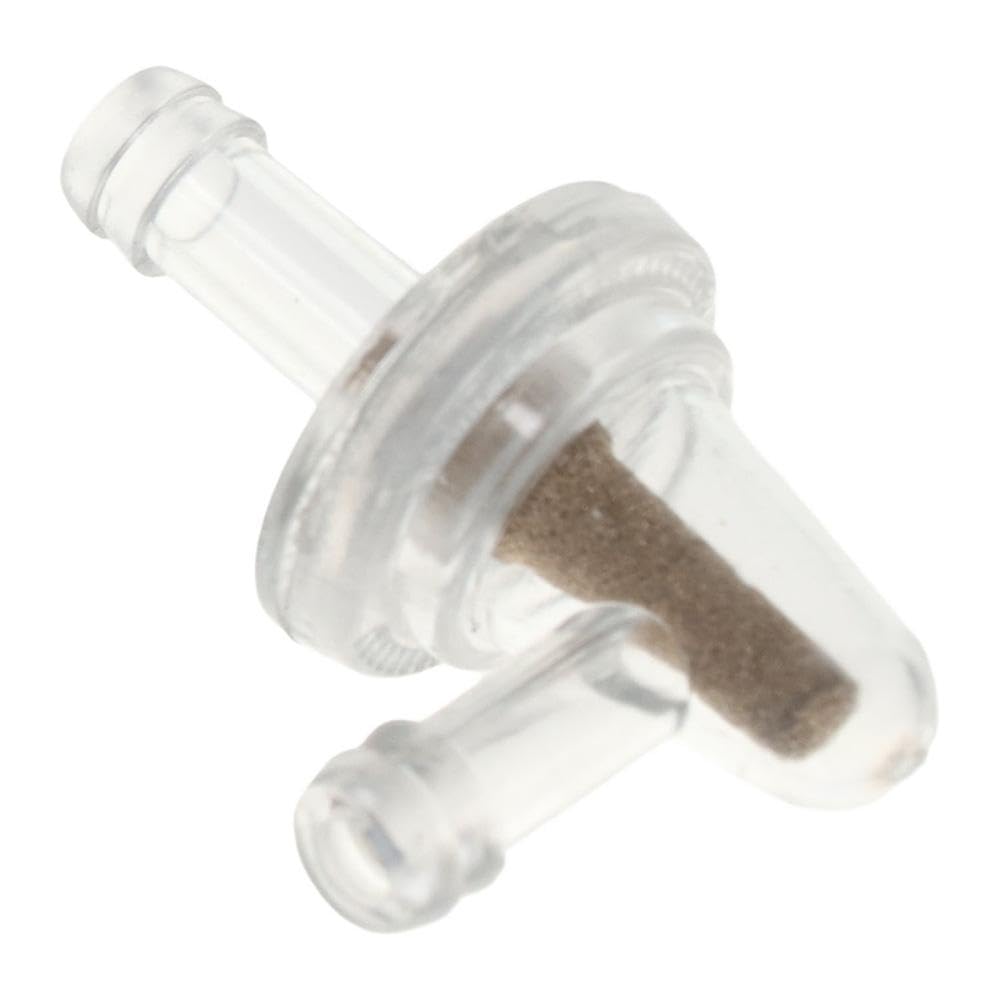 Qicarkey 2pcs Inline Fuel Filter, 90 Degree Clear Fuel Filter Replacement Car Accessories Parts