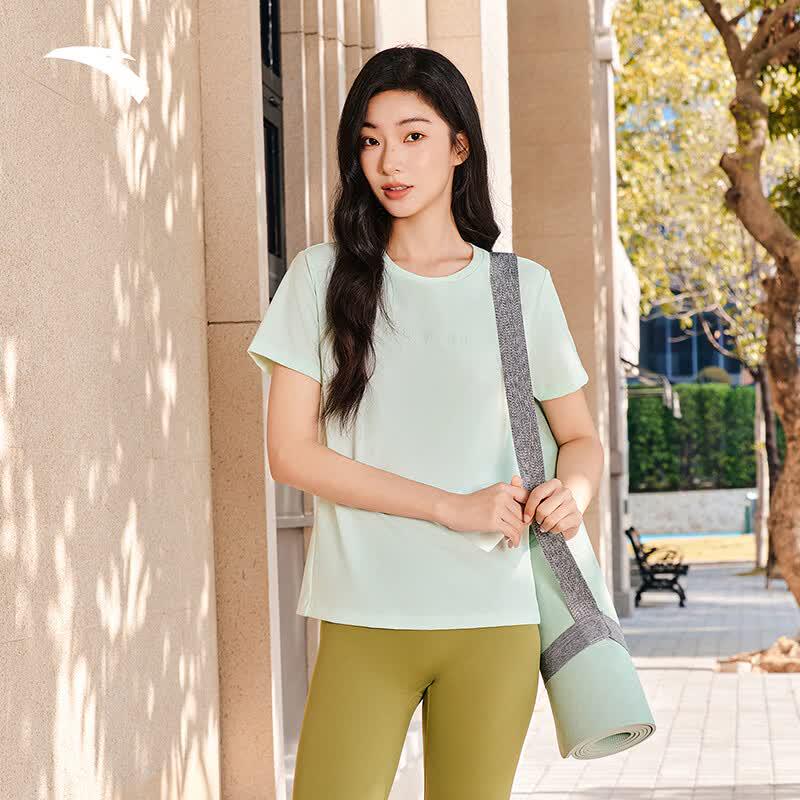Anta Women s Cold Brew Ice Skin Breathable Sports T-Shirt S