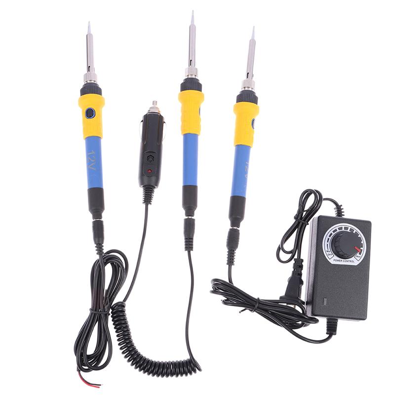 Dc 12V Soldering Iron Low-Voltage Car Battery 60W Welding Rework Repair Tools
