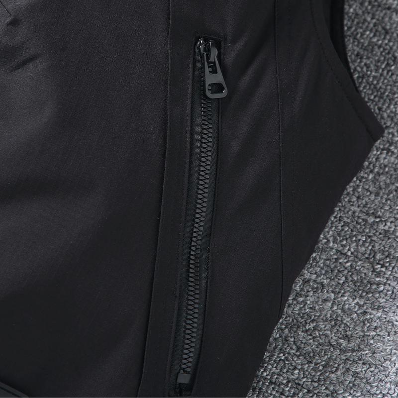 Plus Size L-8XL Fashion Warm Vest Man Winter Waterproof Sleeveless Jackets Hooded Casual Thick Men's Coat