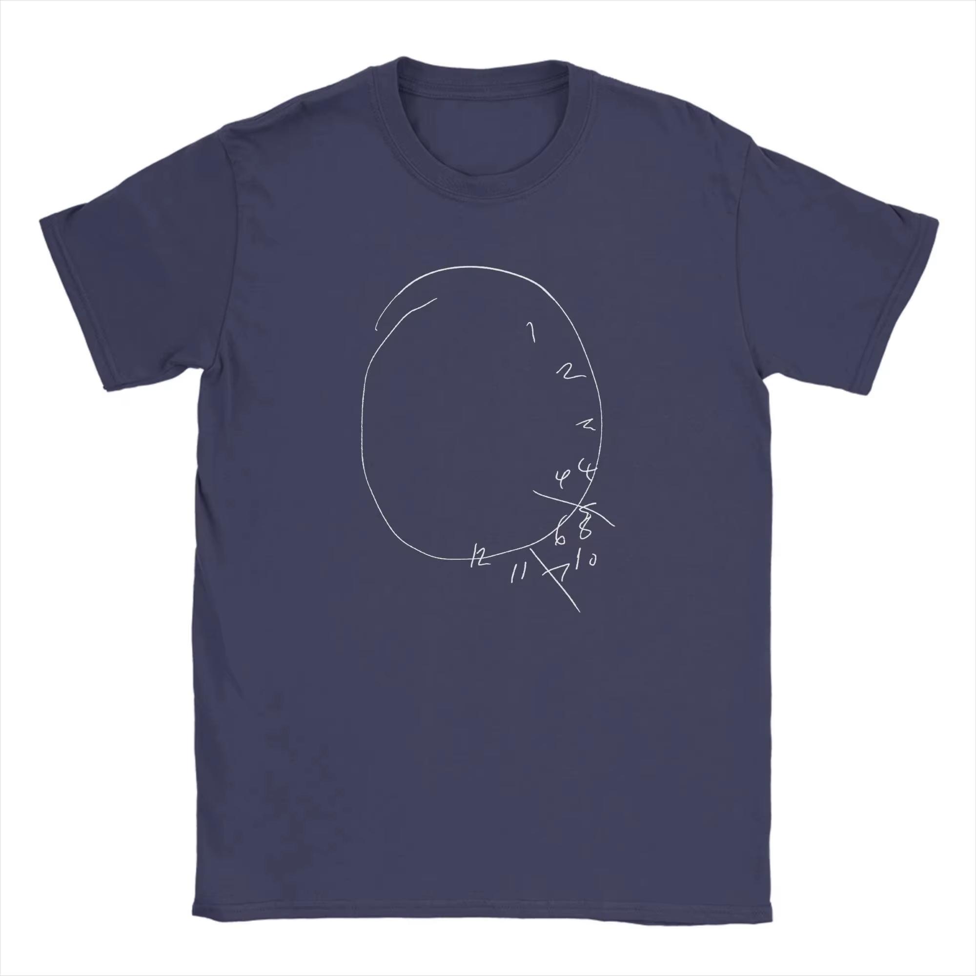 

2025 Summer My Clock T-Shirts for Men Hannibal Leisure Pure Cotton Tee Shirt Round Neck Short Sleeve T Shirt Gift Idea Tops Tees 4XL