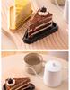 Triangle Cake Box for Mille-Feuille and Mousse Slices - Disposable, 6-Inch & 8-Inch Sizes