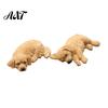 Small Dog Statue for Car Dashboard 2Pcs Sleeping Resin Figurine, Cute Puppy Decor Durable Ornament Women, Mini Calming Desk, Gift Lovers Center