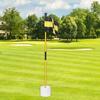 Golf Putting Green Flag and Hole Cup Set Gifts Flagpoles for Home Driving