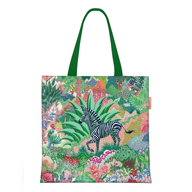 Printed Canvas Bag Women's Hand Bag Large Capacity Student Tutoring Shoulder Bag