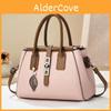 Fashionable Pu Shoulder Bag With Stitching Details For Casual Wear