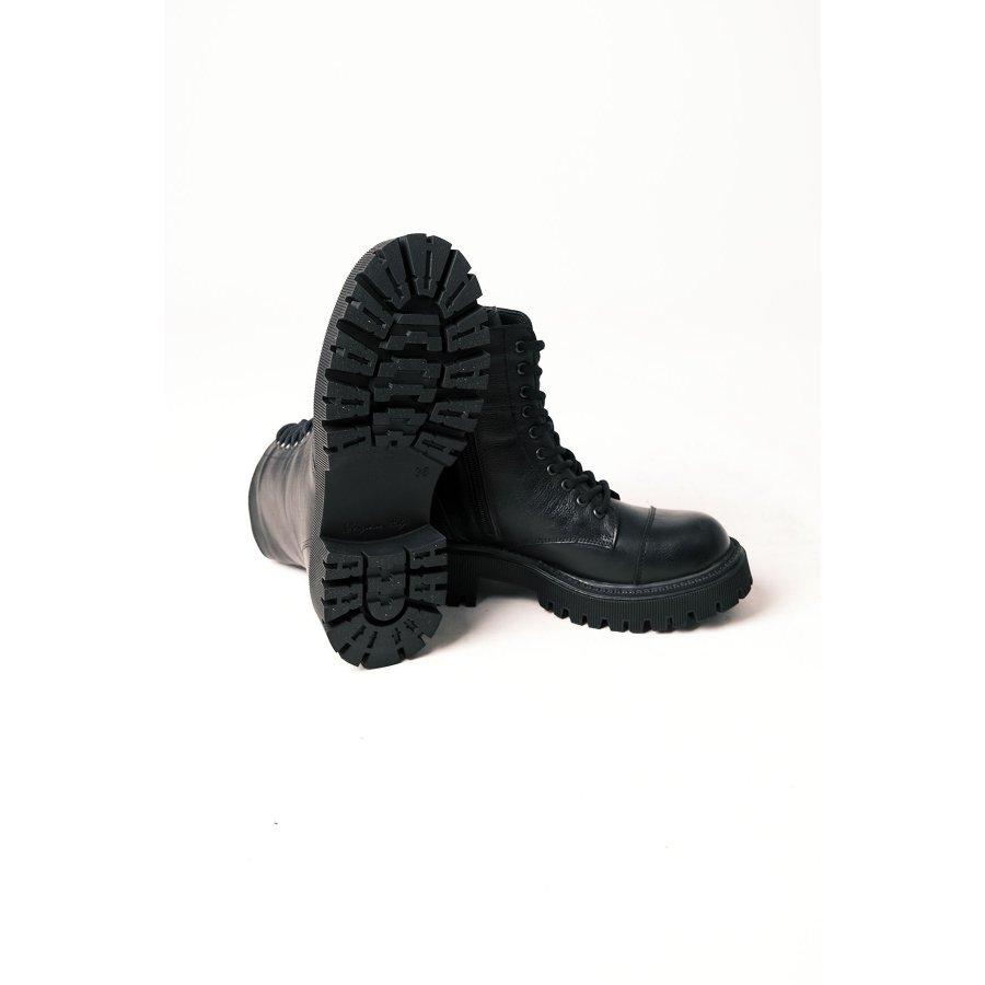 Women's Genuine Leather High Soled Casual Boots