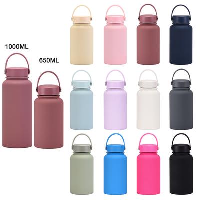 650Ml Stainless Steel Portable Sports Kettle Portable Outdoor Water Cup Vacuum Thermos Cup