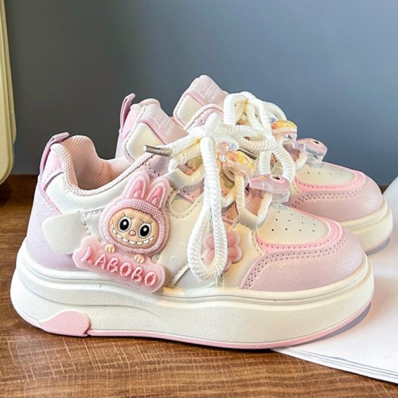 Children's Ultra-light Soft-soled Shoes Student Version Sports Shoes All-match White Shoes