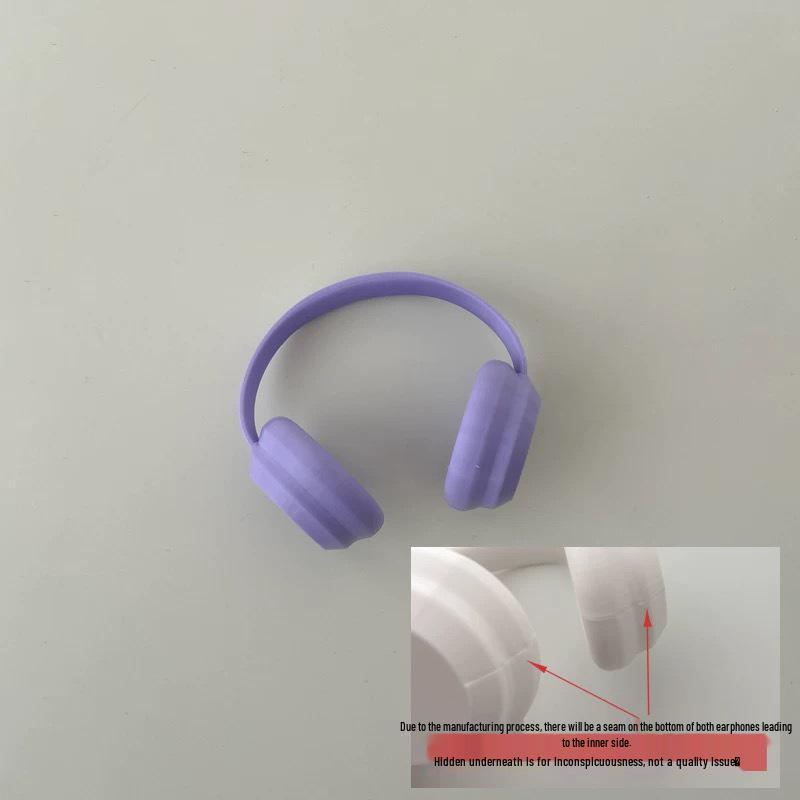 Cross-Generational Labubu 17CM 3D Printed Earphone Pendant with Rainbow Earphones