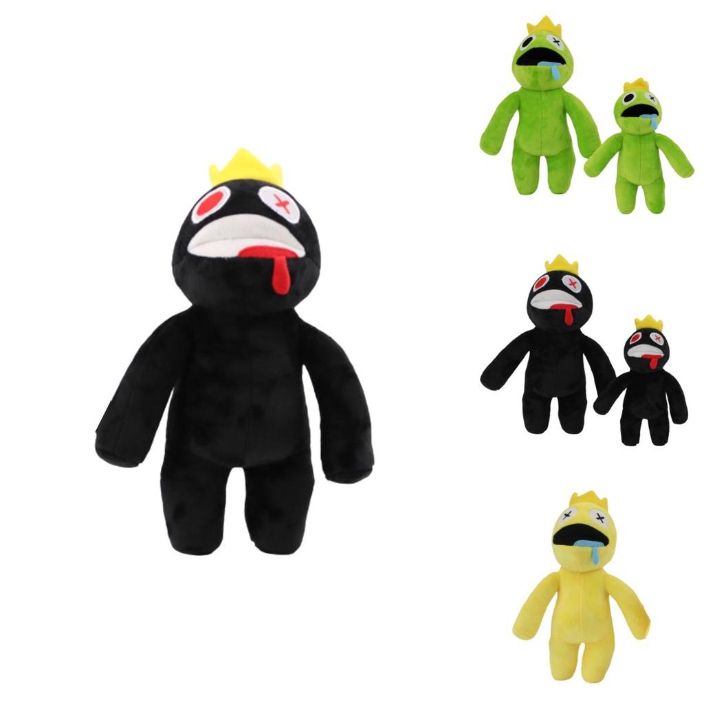 Roblox Rainbow Friends Stuffed Doll- Perfect Kids Gift For Birthday And Christmas- Orange And Purple