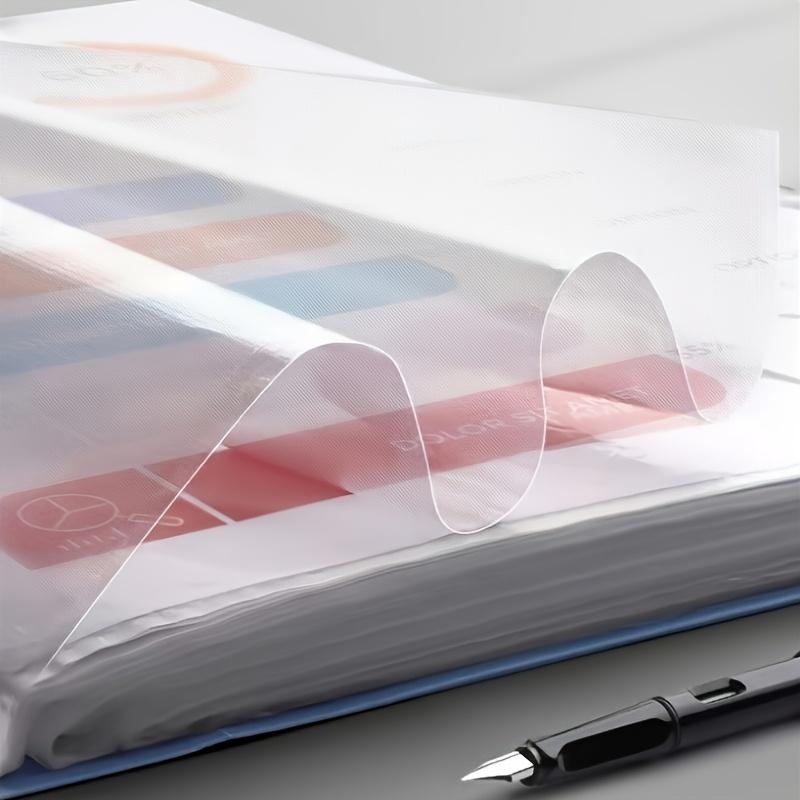 60-Taschen A4 Aktenordner, Geeignet für Dokumente und Papiere im A4-Format, PP-Material, Wasserdicht, Einfach zu lagern und zu organisieren, Ideal für die Aktenaufbewahrung