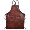 9999TRADING Cowhide Leather Apron for Hair and Barber Stylish Cutting Apron for Barbers, Salons, Shops. Men.