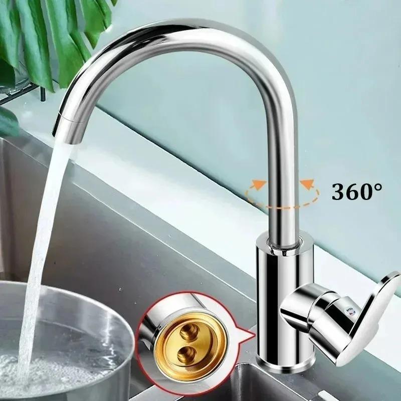 Kitchen Sink Faucet Vegetable Washer Dishwasher Pool Sink Spray-proof Home Driving Hot And Cold Faucet Universal Faucet