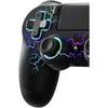 בקר PS4 אלחוטי אלחוטי/קוויתי ג'ויסטיק אפקט הול כפתור אחורי תאורת RGB טורבו רטט מהיר...