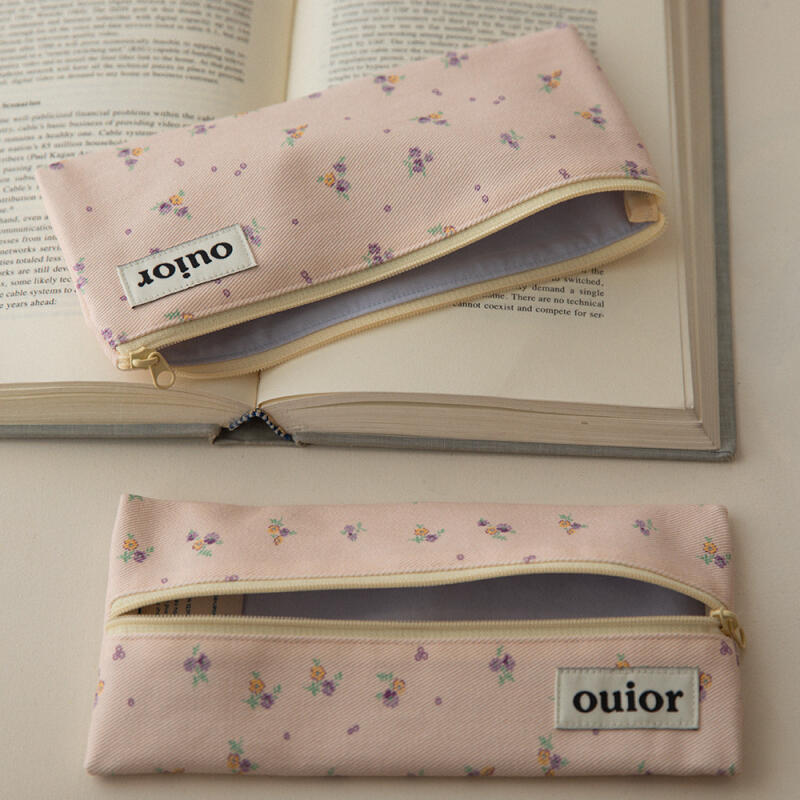 Flat Pencil Case - Pastel (3 colors)