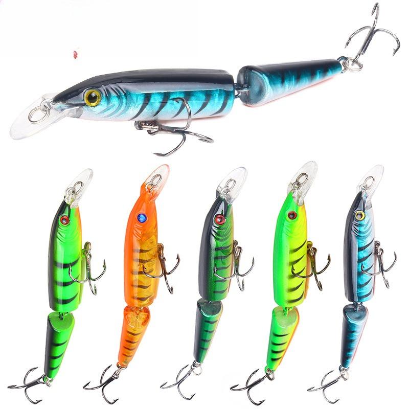 Luya Bait Two Sections Hard Bait 9g/10.5cm Rocking Simulation Mino Bait Hard Bait Fake Bait