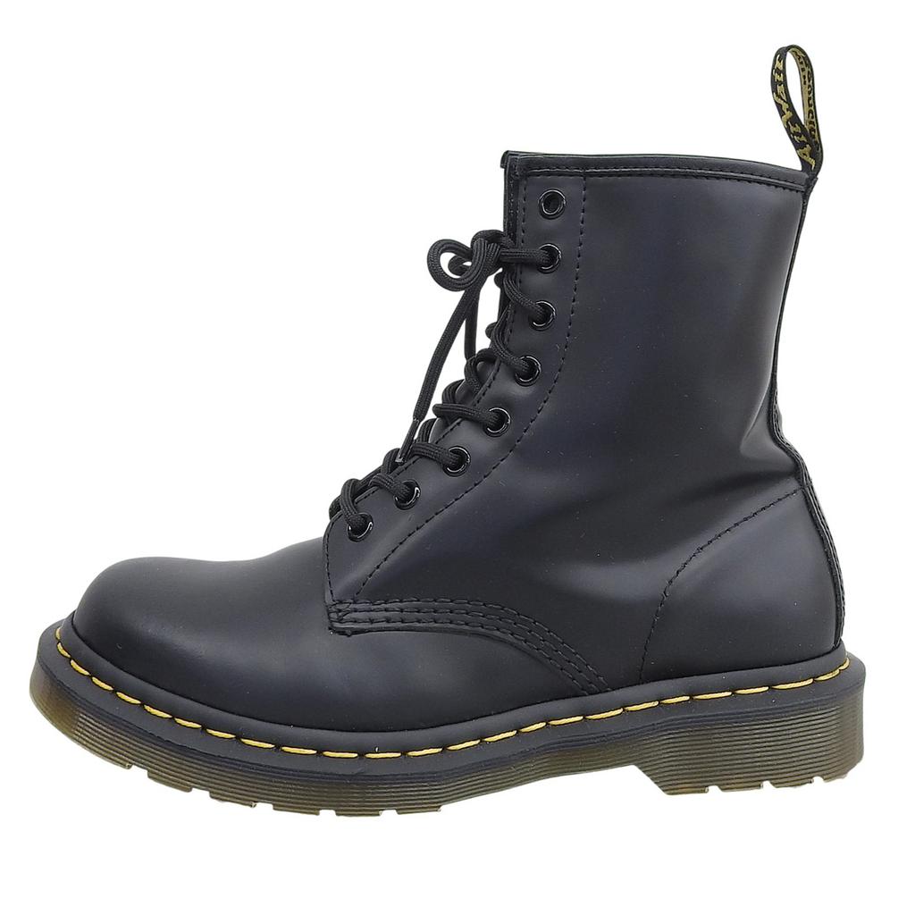 Excellent Dr.Martens short boots 1460 8 Hole Boots Lace up black leather Women Used
