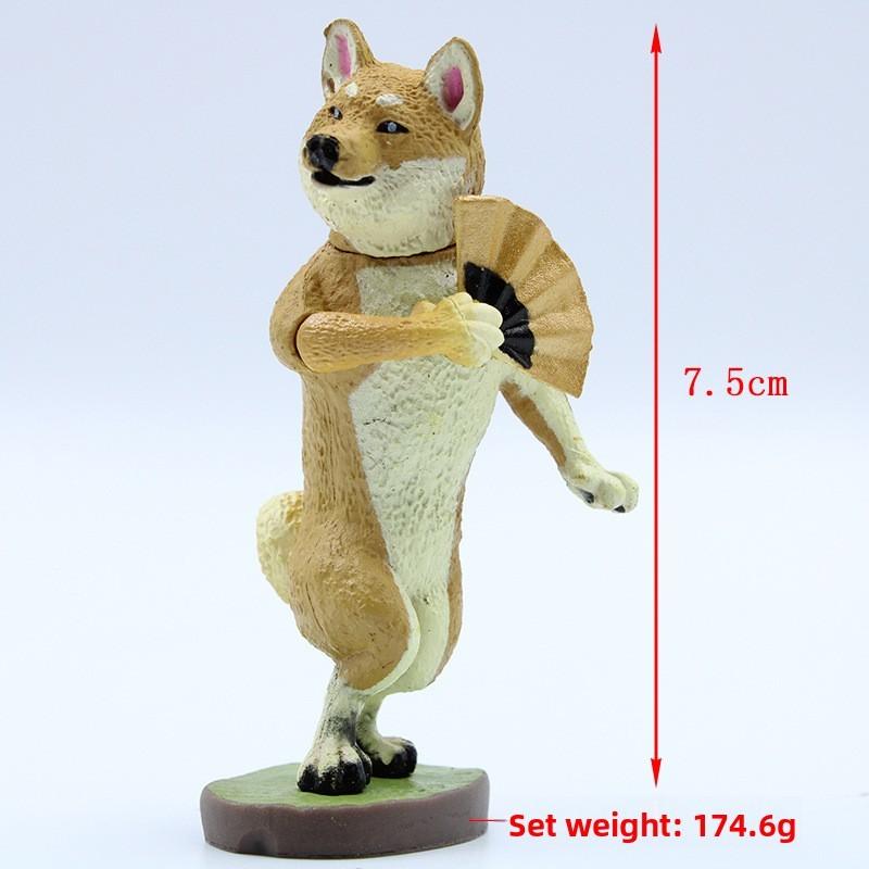 Dog Dance Master Pvc Model Toy For Home Decor And Gift Pack Of Pieces Six