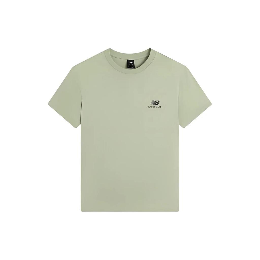 New Balance T Shirt Men's Green (Unisex) T-Shirts AMT22366 DRA