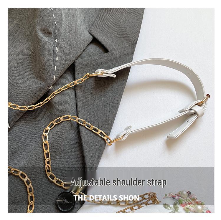 Korean Style Lace Crossbody Chain Bag for Women - Fashionable and Trendy Small Handbag