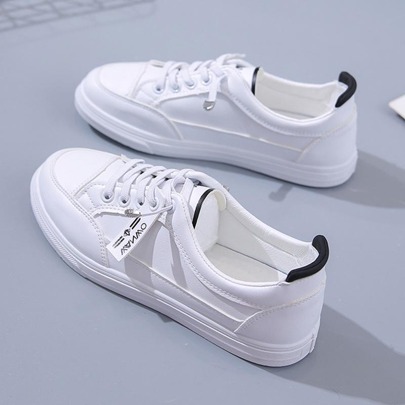 2025 New Leather Shoes Children's Casual Shoes Versatile Women's Shoes Sports Little White Shoes Women's Spring and Summer Baseplate Shoes Trendy Sh