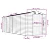 VidaXL Abri de Jardin, Cabane à Outils avec Poignées, Remise à Outils avec Toit Inclinable, Abri de Rangement Terrasse, 3188269