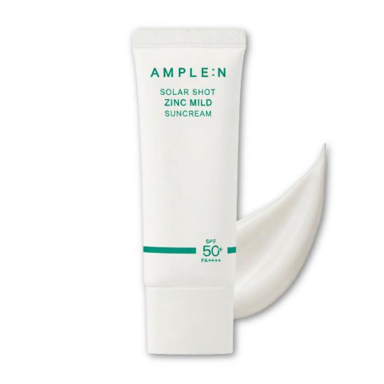 [Ample:N] Solar Shot Sunscreen 40ml (Peach Tone Up / Watery / Zinc Mild)SPF50+ PA++++