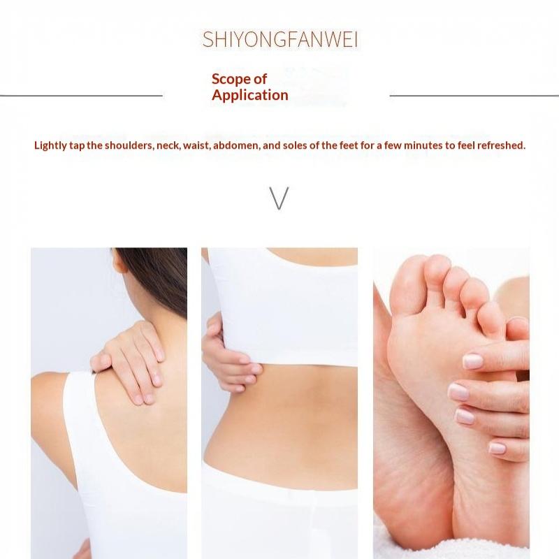 Wooden Body Massage Brush Eco-friendly Smooth Wood Nodes Soft Hand Strap for Shower Lymphatic Drainage Care