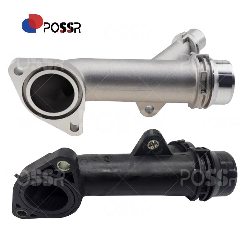 11537505055 Ny motorkylningssystemfläns Plast & Aluminium Rördelar För BMW 1/2/5 Serien E81 E46 E85 E83 11537560130