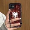 Albania Albanians Flag Phone Case For IPhone 16e 16 15 14 13 12 11 Pro Max X XS Max Plus Matte Clear