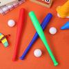 45cm Plastic Anti-slip Baseball Bat with 5.5cm Baseball Outdoor Interactive Ball Games Creative Baseball Training Party Gifts