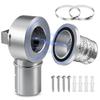 Magnetic Dryer Vent Coupling 90 Degree Strong Magnetic Self Connection Dryer Vent Connector with 4 Inch Pipe