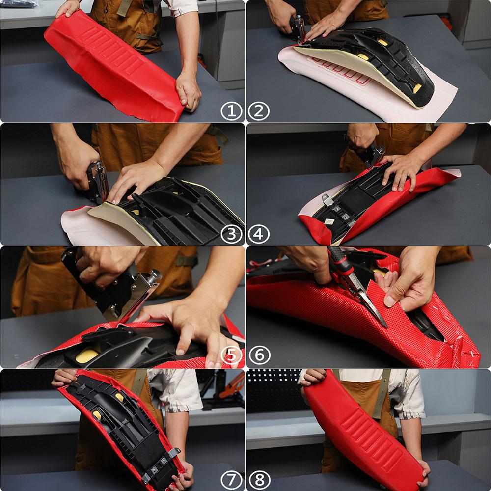 For Honda Yamaha KTM CRF EXC YZ KXF LTZ Motorcycle Accessories Seat Cover Universal Seat Cushion Cover PVC Waterproof Dirt Bike