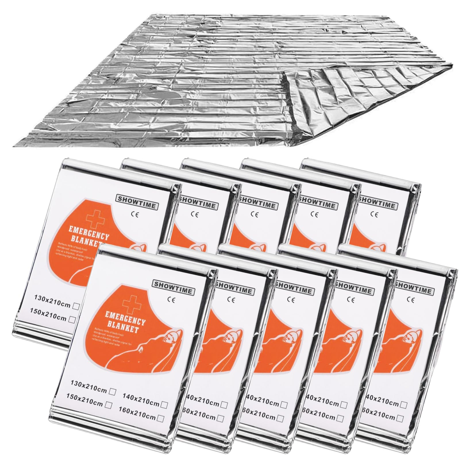 

Active Island Emergency Sheet 10 Sheets Survival Blanket Disaster Prevention a863 x (210cm 130cm)