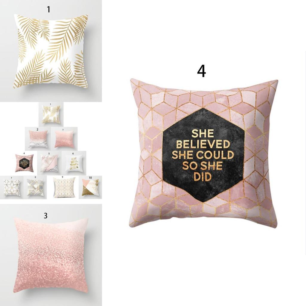 Moderner minimalistischer geometrischer Kissenbezug aus hochwertigem Pfirsichstoff