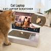 Wear-Resistant Corrugated Cardboard Laptop Cat Scratcher & Teaser Mouse Toy