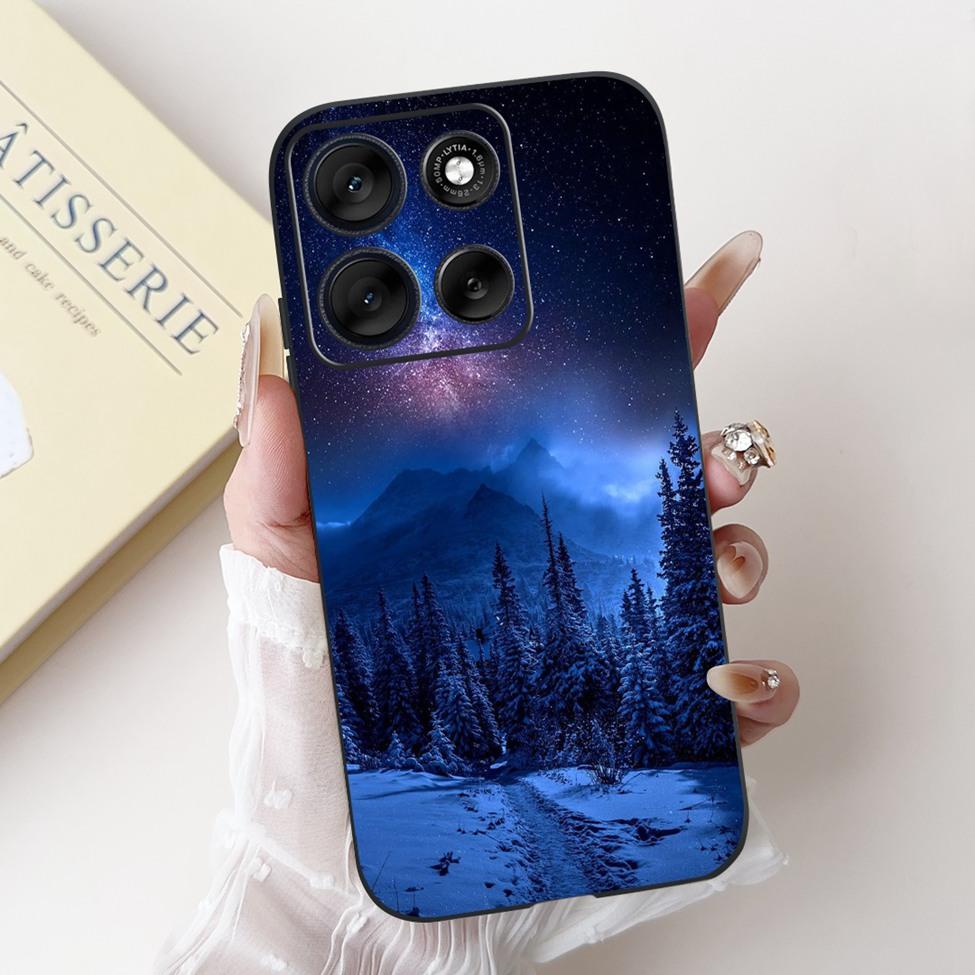 5G For Motorola Moto G56 G86 Cover For Motorola Moto G86 Case Silicone Fashion Butterfly Luxury Cute Funny Painted Back Cover