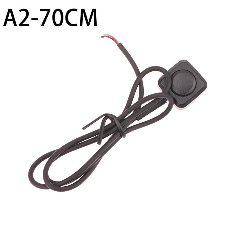 1Pc Push Button Pre-Wired Waterproof Mini Momentary Push Button On Off Switch With 50/70/90Cm Wires For Truck Boat Automotive