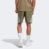 Adidas Solid Color Drawstring Straight Fit Shorts Men Shorts Olive-Green IP3731