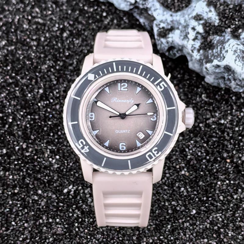 JYL Couple Watch Rolex Style Student Silicone Strap