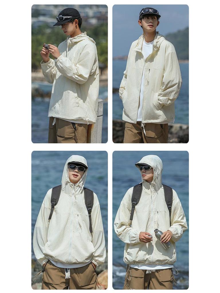 Men's & Women's UPF50+ Lightweight Waterproof UV Protection Clothing for Summer Outdoor Sports