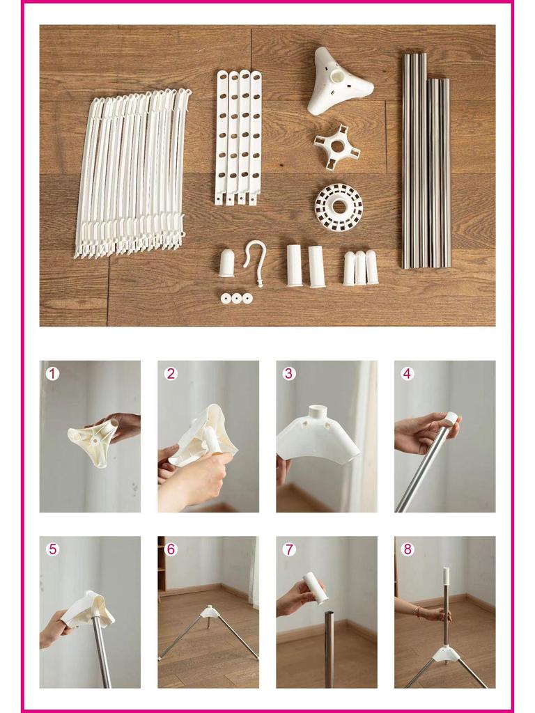 Rotatable Baby Clothes & Diaper Drying Rack - Multi-Size Newborn Towel Rack