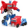 13CM Plastic Transformation Robot Cars Model Toys Kid Classic Robot Car Toys Action & Toy Figures Plastic Education Toys