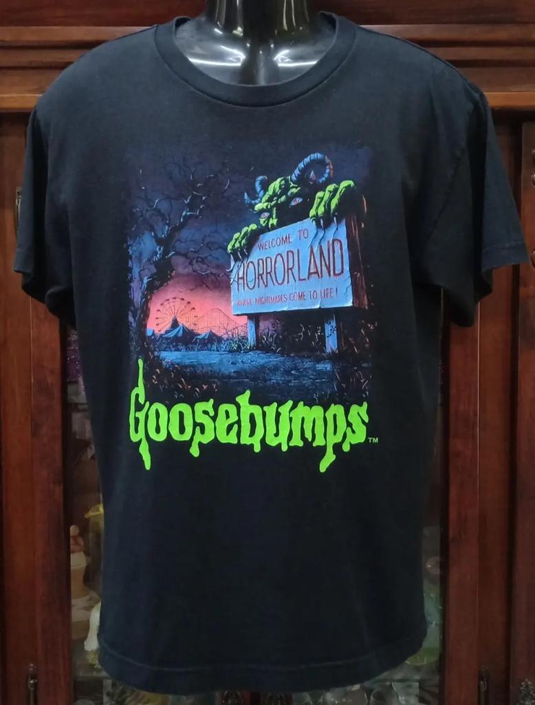 Goosebumps Welcome To HorrorLand Tee Vintage 90s Horror Graphic T-Shirt S-5XL