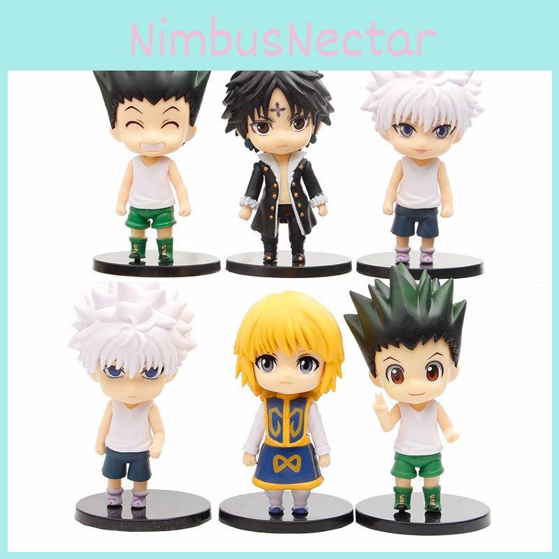 Hunter X Hunter Anime Killua 6 Pcs Unique Pvc Figures For Fans And Collectors
