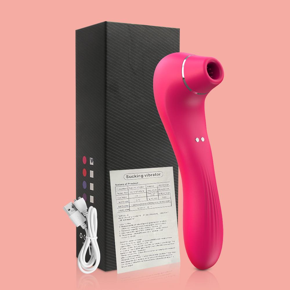 Výkonný klitorisový sací vibrátor pro ženy Bradavkový orální vakuový stimulátor Masážní dildo Ženský masturbátor Sexuální hračky pro dospělé
